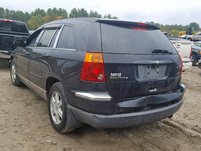 2C8GF68444R386469 - 2004 CHRYSLER PACIFICA BLACK photo 3