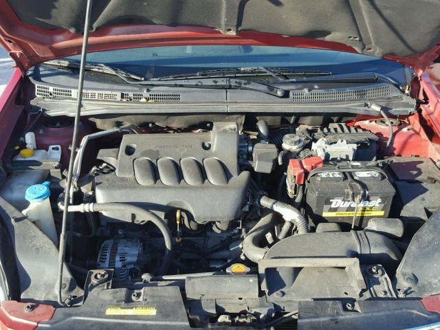 3N1AB6AP1CL708281 - 2012 NISSAN SENTRA 2.0 RED photo 7