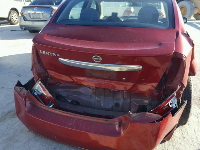 3N1AB6AP1CL708281 - 2012 NISSAN SENTRA 2.0 RED photo 9