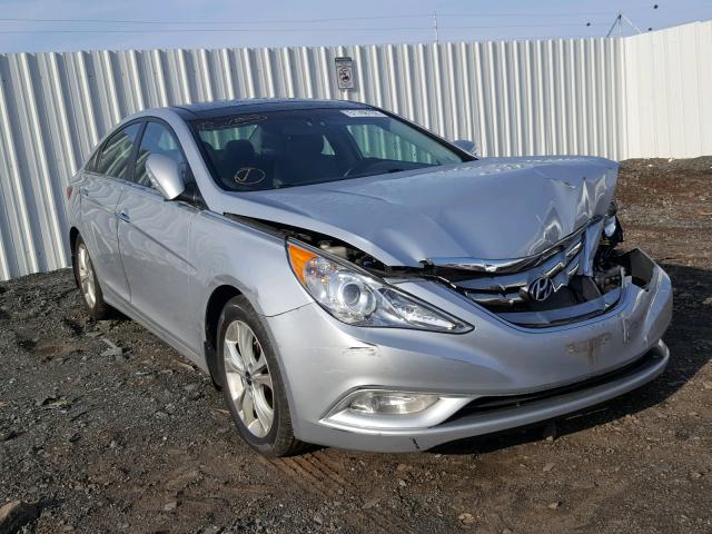 5NPEC4AC7DH580028 - 2013 HYUNDAI SONATA SE SILVER photo 1