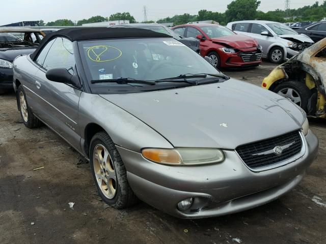 3C3EL55H2XT581057 - 1999 CHRYSLER SEBRING JX GRAY photo 1