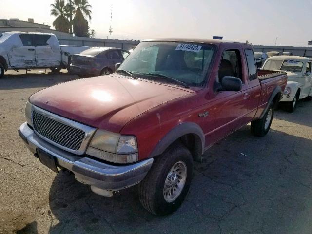 1FTZR15X1WTA64449 - 1998 FORD RANGER SUP RED photo 2