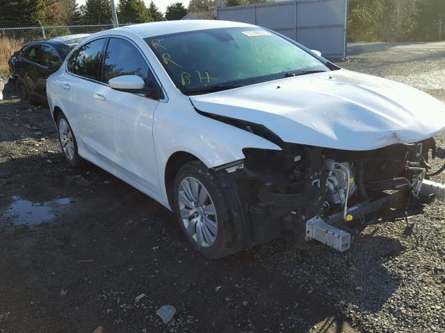 1C3CCCFB4FN749415 - 2015 CHRYSLER 200 LX WHITE photo 1