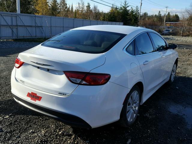 1C3CCCFB4FN749415 - 2015 CHRYSLER 200 LX WHITE photo 4