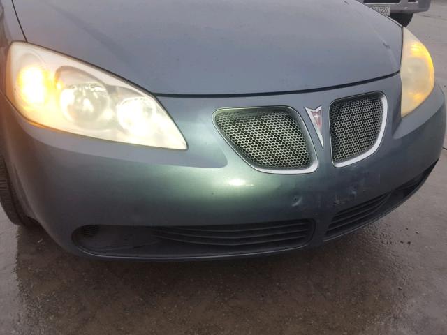 1G2ZF55B564206286 - 2006 PONTIAC G6 SE GRAY photo 9