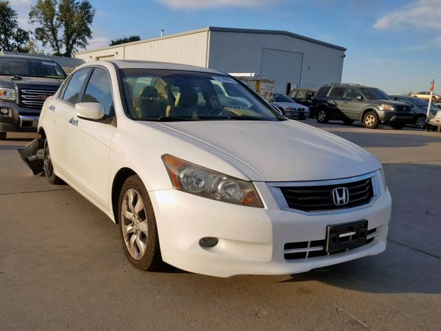 1HGCP36818A024399 - 2008 HONDA ACCORD EXL WHITE photo 1