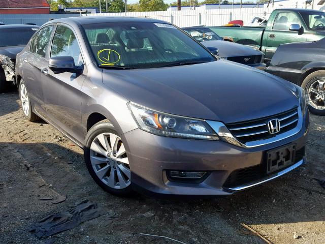 1HGCR2F8XDA277543 - 2013 HONDA ACCORD EXL GRAY photo 1