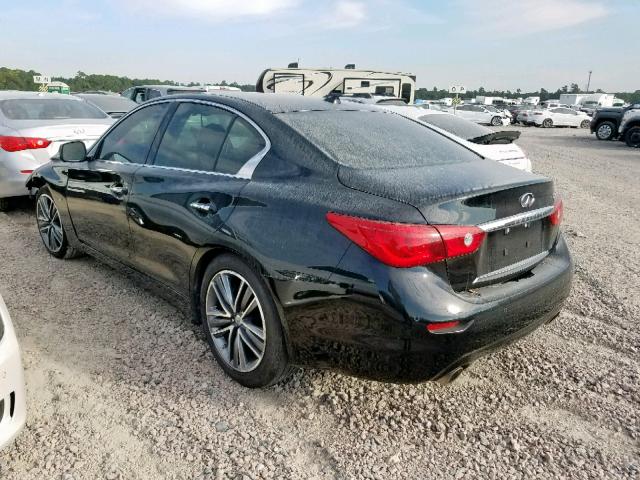 JN1BV7AP8EM683289 - 2014 INFINITI Q50 BASE BLACK photo 3