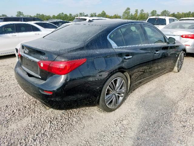 JN1BV7AP8EM683289 - 2014 INFINITI Q50 BASE BLACK photo 4