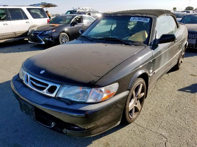 YS3DF78K737004730 - 2003 SAAB 9-3 SE BLACK photo 2