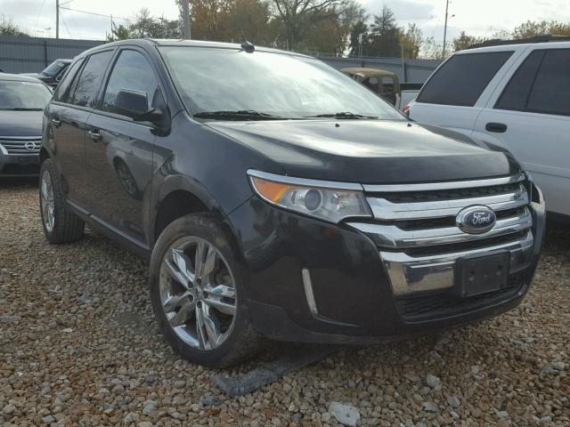 2FMDK4JC5DBE03578 - 2013 FORD EDGE SEL BLACK photo 1