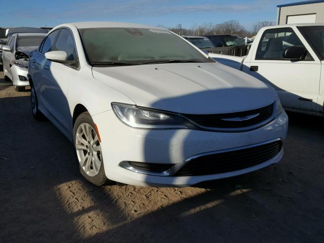 1C3CCCAB9FN594142 - 2015 CHRYSLER 200 LIMITE WHITE photo 1