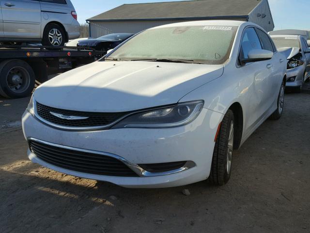 1C3CCCAB9FN594142 - 2015 CHRYSLER 200 LIMITE WHITE photo 2