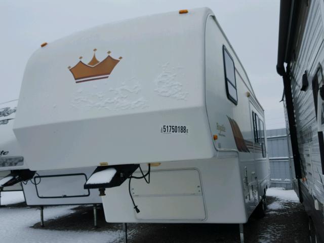 1DRRF272XVB075354 - 1997 KING TRAILER WHITE photo 2