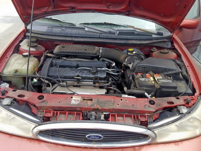 1FAFP6630XK153069 - 1999 FORD CONTOUR SE RED photo 7