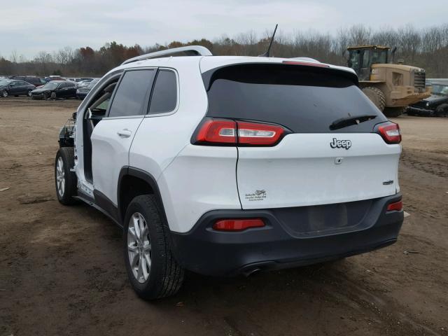 1C4PJLCB3HW662593 - 2017 JEEP CHEROKEE L WHITE photo 3