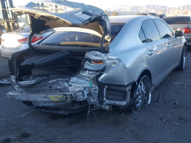 JTHBL46FX85064353 - 2008 LEXUS LS 460 SILVER photo 4