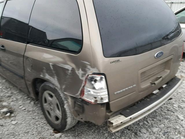 2FMDA51614BA79709 - 2004 FORD FREESTAR S BEIGE photo 9