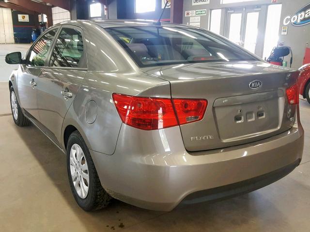 KNAFU4A28C5479665 - 2012 KIA FORTE EX GRAY photo 3