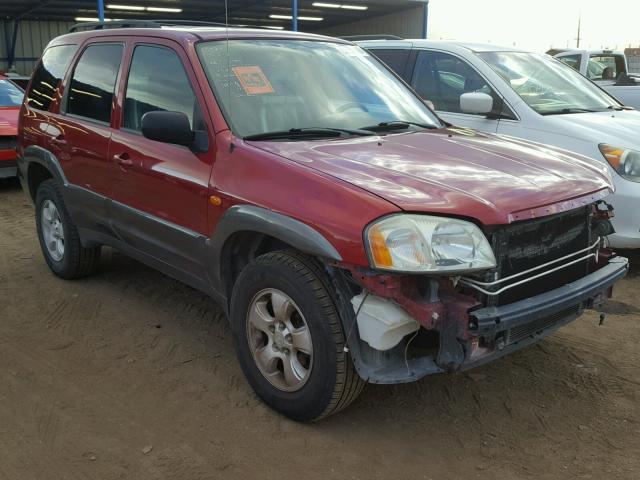 4F2CZ96184KM32918 - 2004 MAZDA TRIBUTE ES RED photo 1