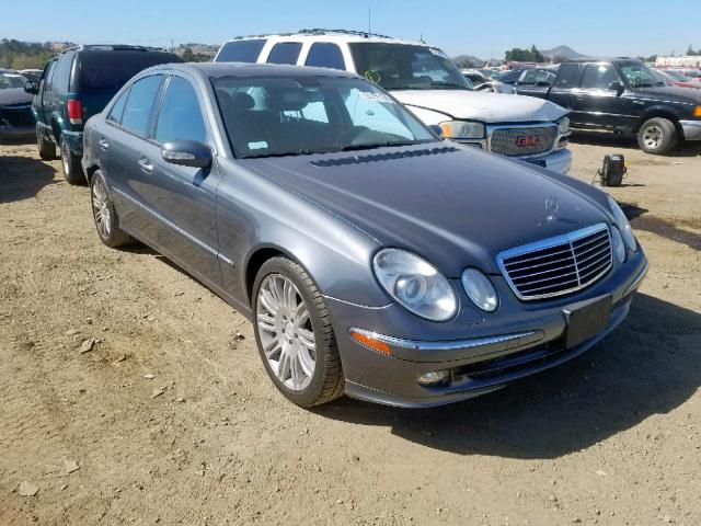 WDBUF70J46A909328 - 2006 MERCEDES-BENZ E 500 CHARCOAL photo 1