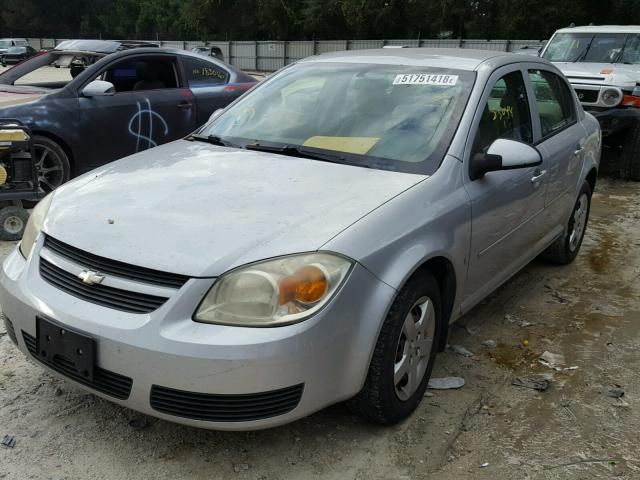 1G1AL55F977399863 - 2007 CHEVROLET COBALT LT GRAY photo 2