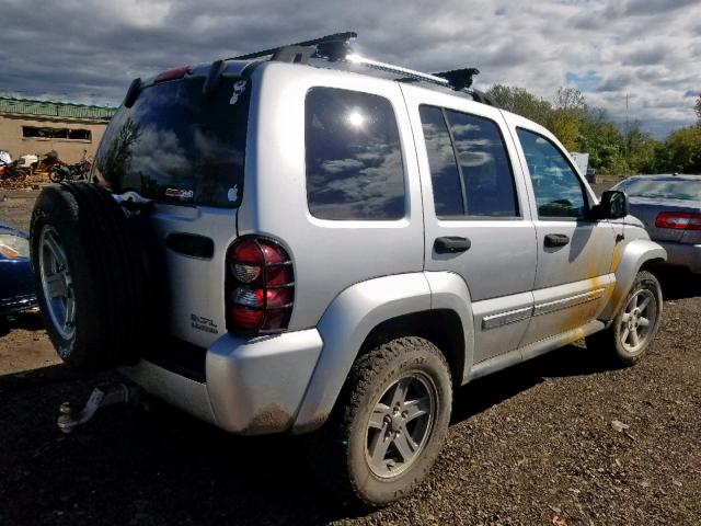 1J4GL58K27W523594 - 2007 JEEP LIBERTY LI SILVER photo 4