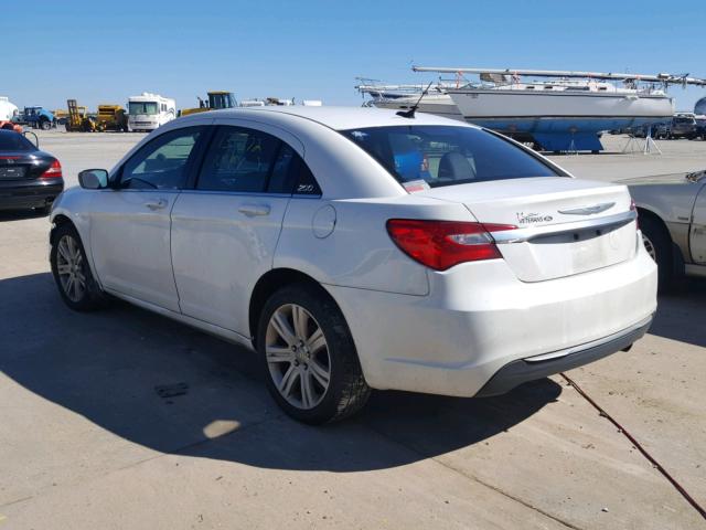 1C3CCBAB4CN295485 - 2012 CHRYSLER 200 LX WHITE photo 3