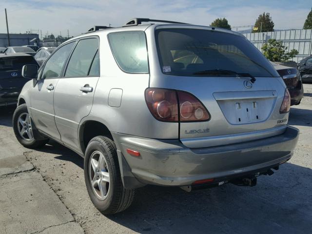 JT6GF10U8Y0070841 - 2000 LEXUS RX 300 GRAY photo 3