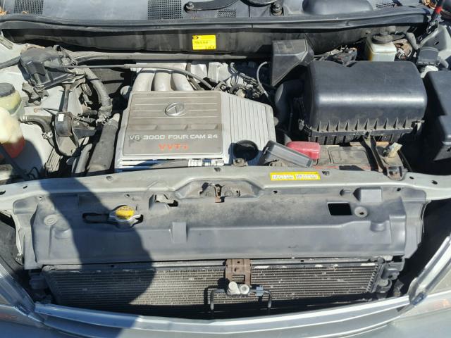 JT6GF10U8Y0070841 - 2000 LEXUS RX 300 GRAY photo 7