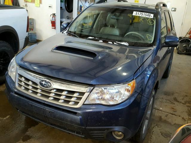 JF2SHHEC0DH409501 - 2013 SUBARU FORESTER L BLUE photo 2