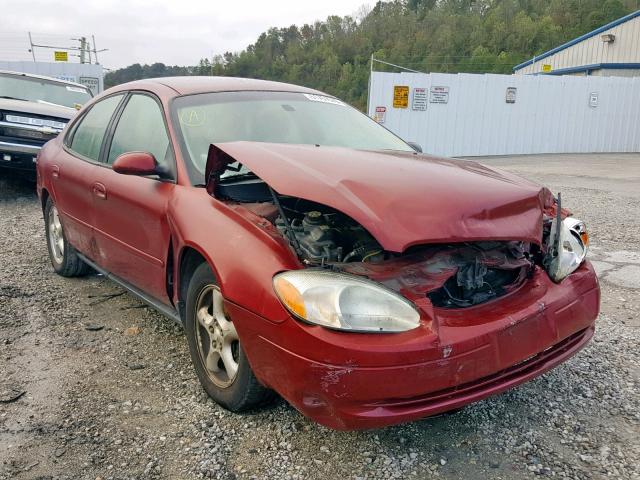 1FAFP55UX3A123906 - 2003 FORD TAURUS SES MAROON photo 1