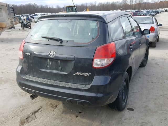 2T1KR32E53C075540 - 2003 TOYOTA MATRIX XR BLACK photo 4