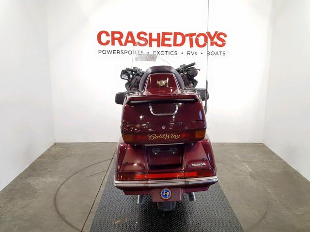 1HFSC2206KA107436 - 1989 HONDA GL1500 BURGUNDY photo 4