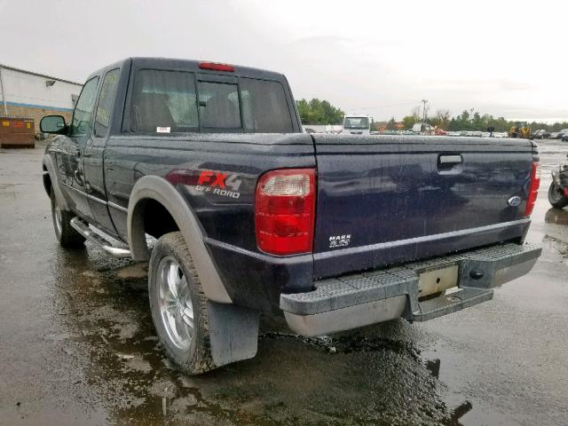 1FTZR45E73TA29913 - 2003 FORD RANGER SUP BLUE photo 3