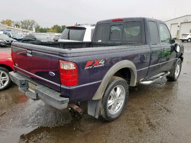 1FTZR45E73TA29913 - 2003 FORD RANGER SUP BLUE photo 4