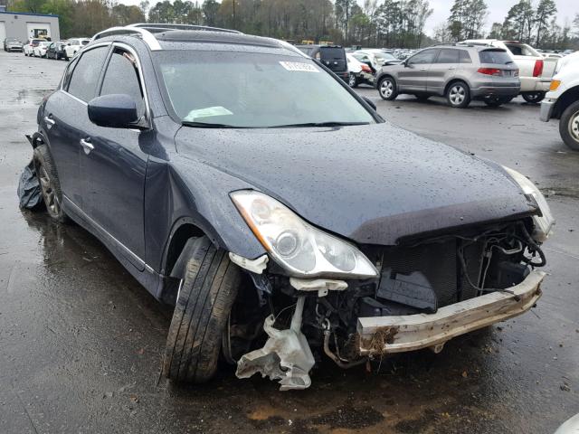 JN1AJ0HR8AM755821 - 2010 INFINITI EX35 BASE BLUE photo 1