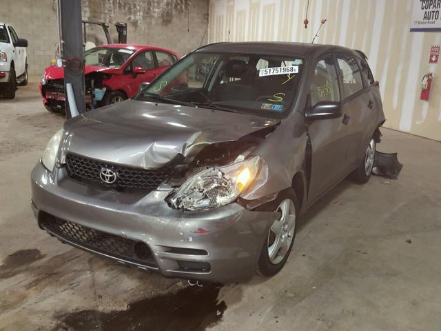 2T1KR32E64C183263 - 2004 TOYOTA COROLLA MA GRAY photo 2