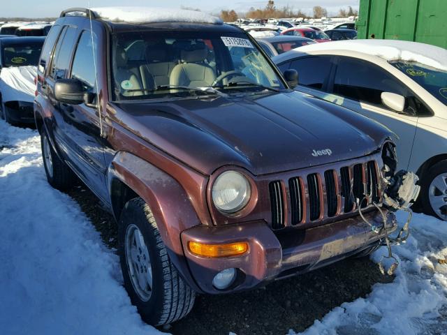 1J4GL58KX4W261674 - 2004 JEEP LIBERTY LI PURPLE photo 1