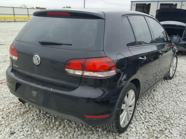 WVWDB7AJ8CW323256 - 2012 VOLKSWAGEN GOLF 黑色 照片 4