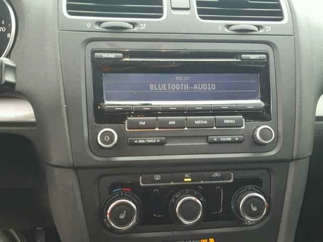 WVWDB7AJ8CW323256 - 2012 VOLKSWAGEN GOLF 黑色 照片 9