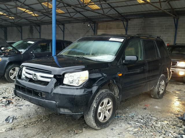 5FNYF28288B019265 - 2008 HONDA PILOT VP BLACK photo 2