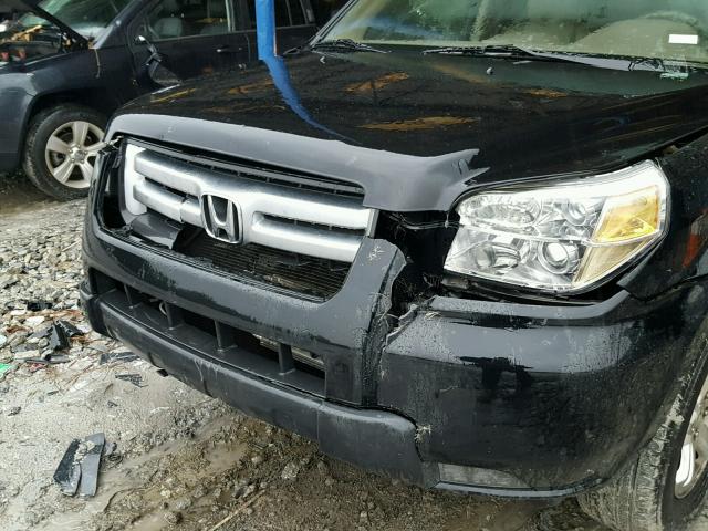 5FNYF28288B019265 - 2008 HONDA PILOT VP BLACK photo 9