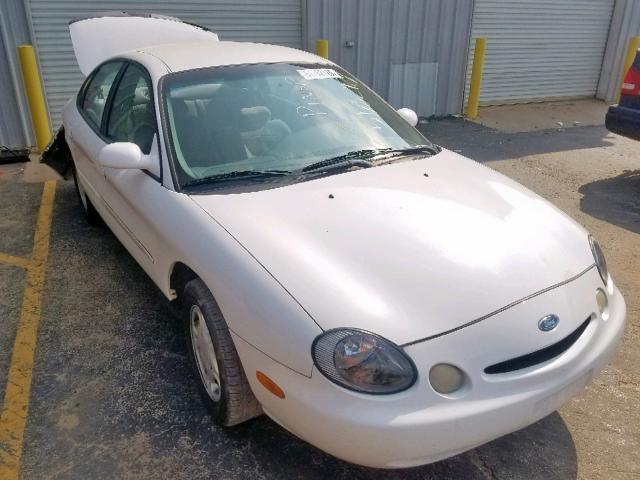 1FALP52U9VA303498 - 1997 FORD TAURUS GL WHITE photo 1