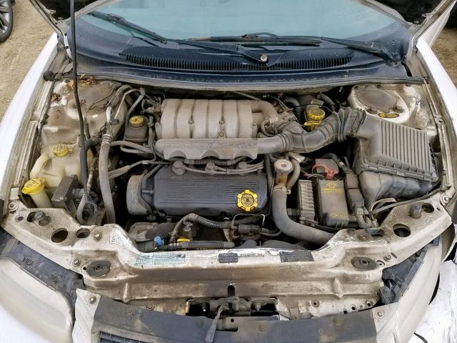 3C3EL55H6VT599736 - 1997 CHRYSLER SEBRING JX WHITE photo 7