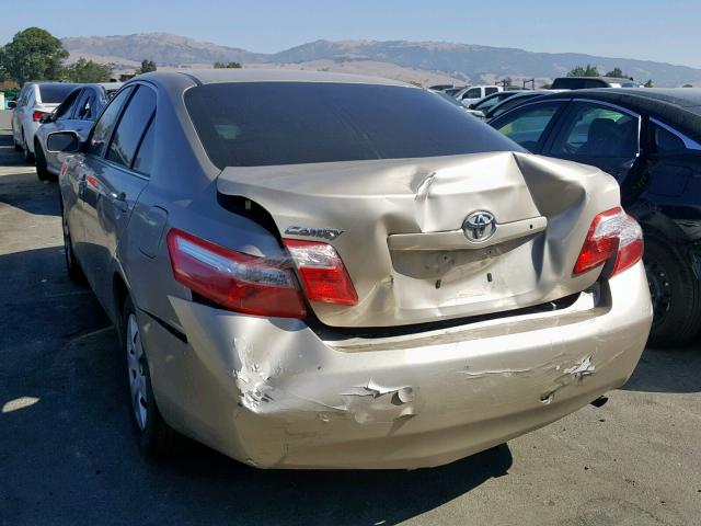 4T1BE46K49U380939 - 2009 TOYOTA CAMRY BASE BEIGE photo 3