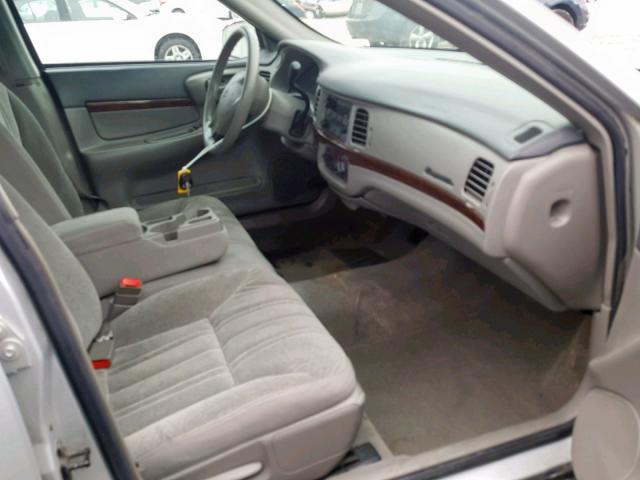 2G1WF52E339190037 - 2003 CHEVROLET IMPALA GRAY photo 5