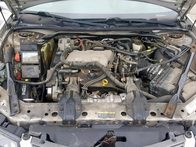 2G1WF52E339190037 - 2003 CHEVROLET IMPALA GRAY photo 7