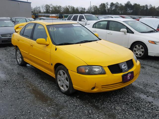 3N1AB51D44L729160 - 2004 NISSAN SENTRA SE- YELLOW photo 1