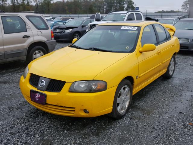 3N1AB51D44L729160 - 2004 NISSAN SENTRA SE- YELLOW photo 2